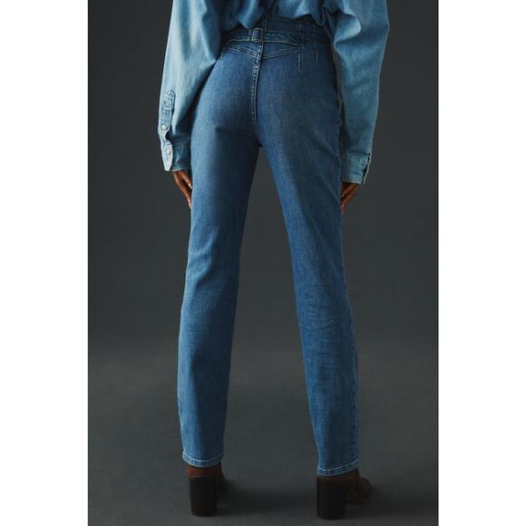 Anthropologie Maeve Bombshell Slim Straight Jeans - 32 Waist New - Picture 2 of 12